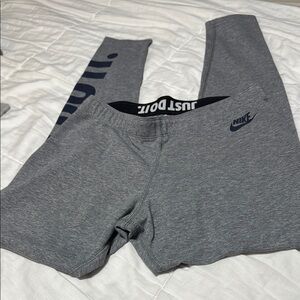 Nike womens Gray Leggings